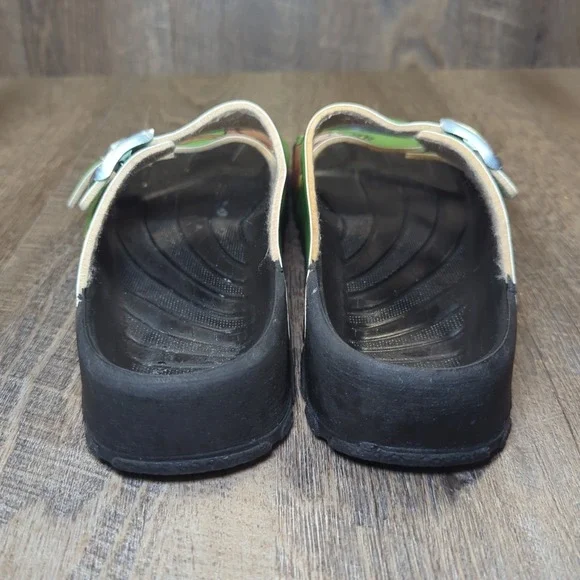 Birkis by Birkenstock Woodby Green Horse Arizona EUR 39 US Women 8 Men 6 Rare - Picture 6 of 13